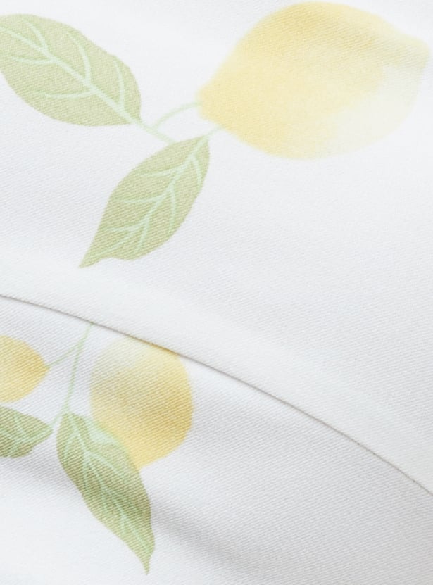 GINGER Lime Print Crop Top