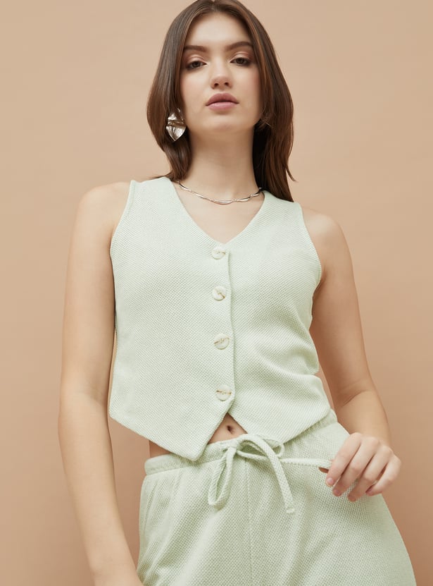 GINGER Textured Vest Top