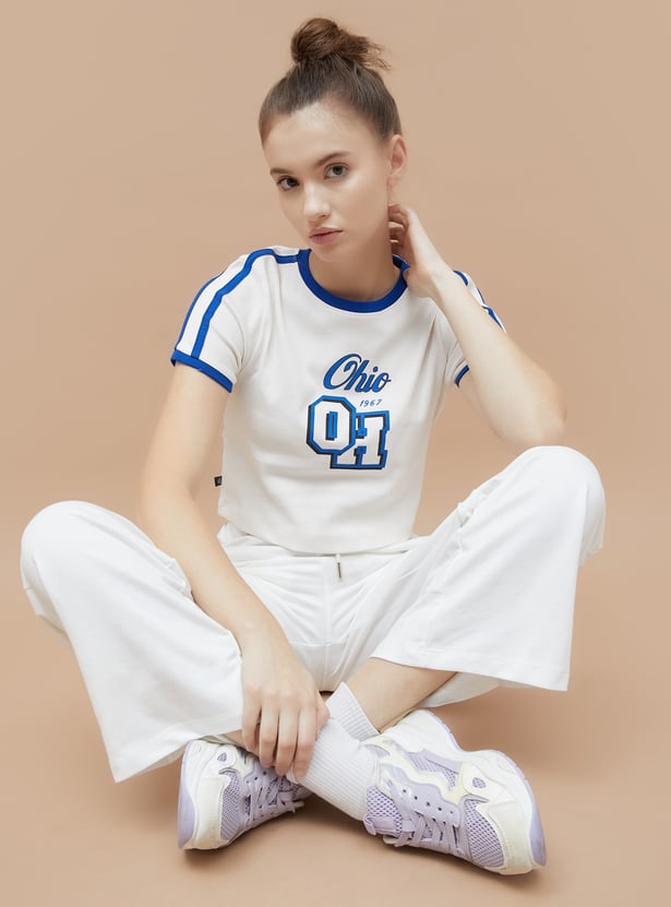 KAPPA Printed Crop T-shirt