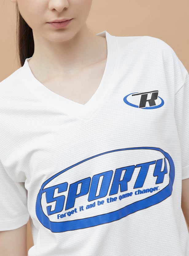 KAPPA Typographic Print Sports T-shirt