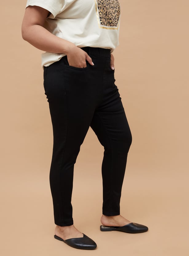 NEXUS Solid Regular Fit Jeggings