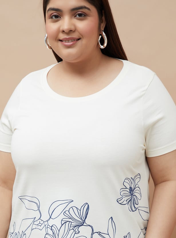 NEXUS Floral Print T-shirt