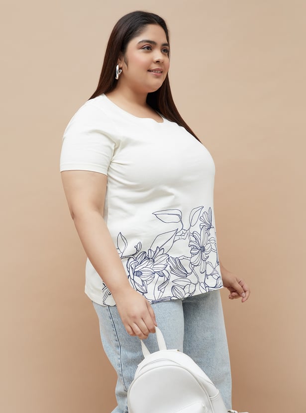 NEXUS Floral Print T-shirt