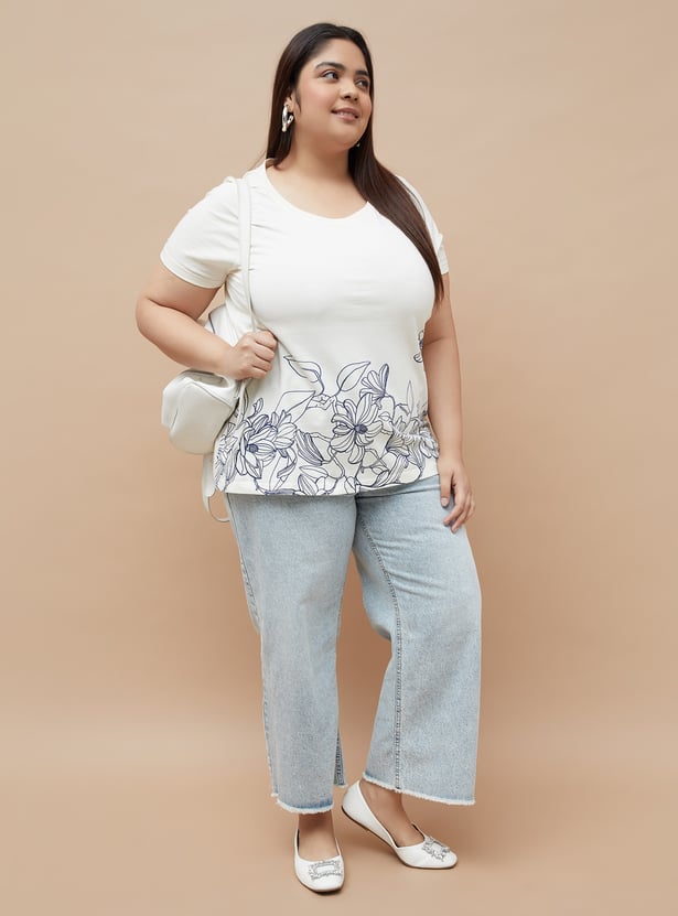 NEXUS Floral Print T-shirt