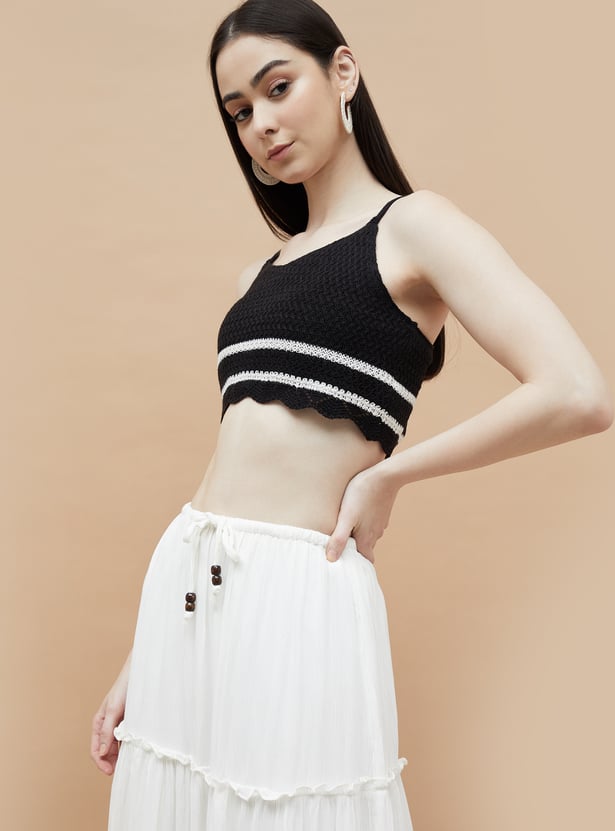 GINGER Crocheted Crop Top