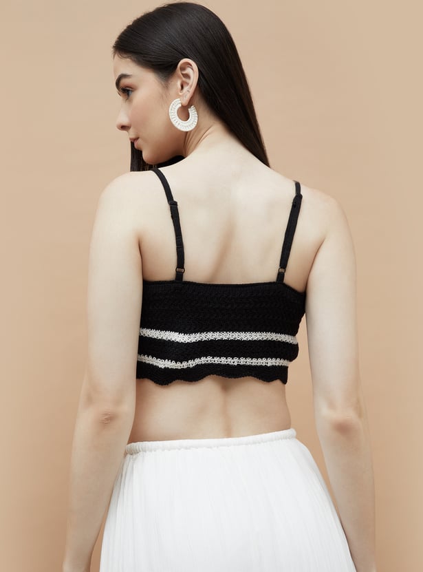 GINGER Crocheted Crop Top