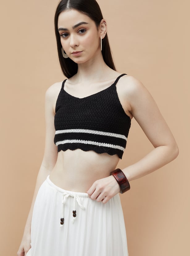 GINGER Crocheted Crop Top