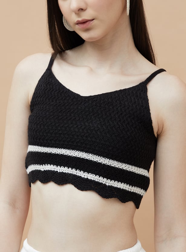 GINGER Crocheted Crop Top