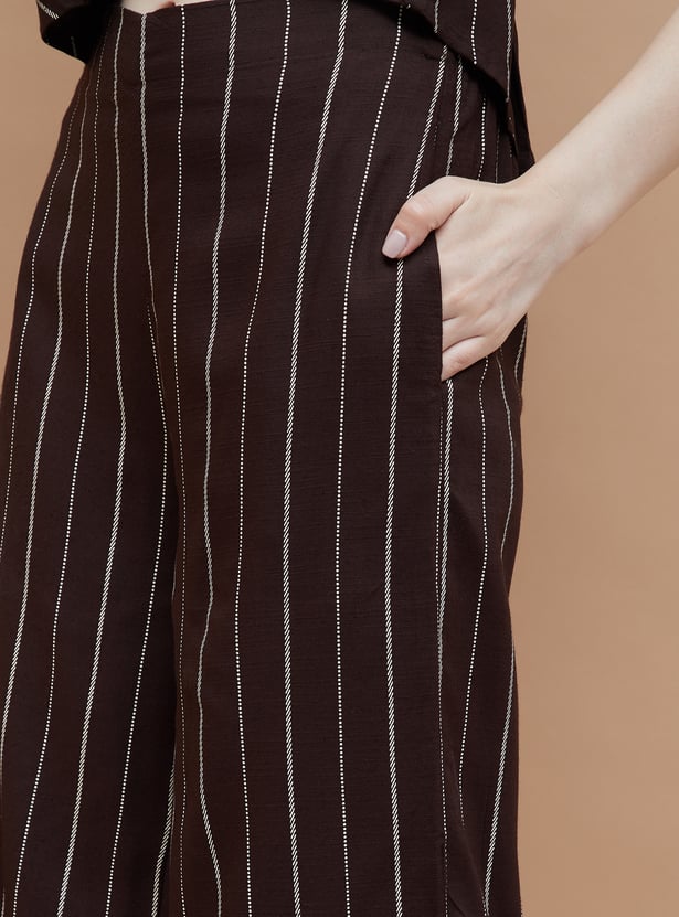 Size【32】atlast&co Stripe Trousers ZW COLLECTION PINSTRIPE TROUSERS ZW COLLECTION STRIPED SHIRT