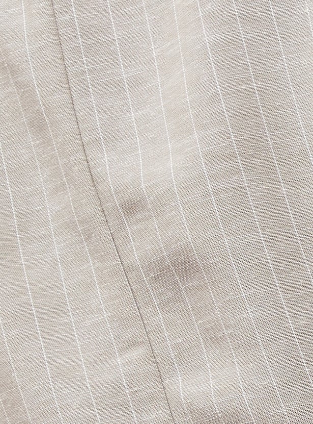 CODE CLASSIC Striped Single Breasted Blazer