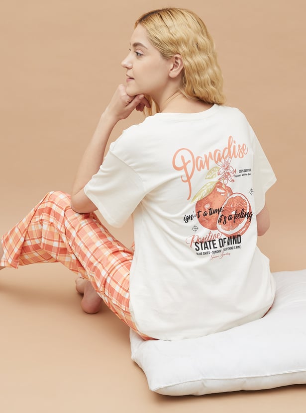 GINGER Printed Night Suit