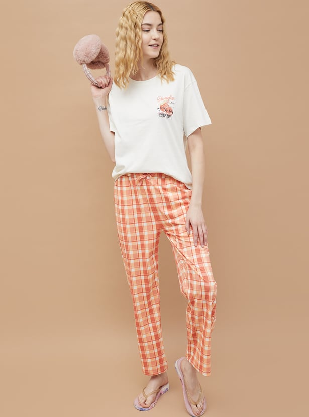 GINGER Printed Night Suit