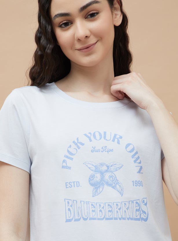 GINGER Printed Loungewear T-shirt