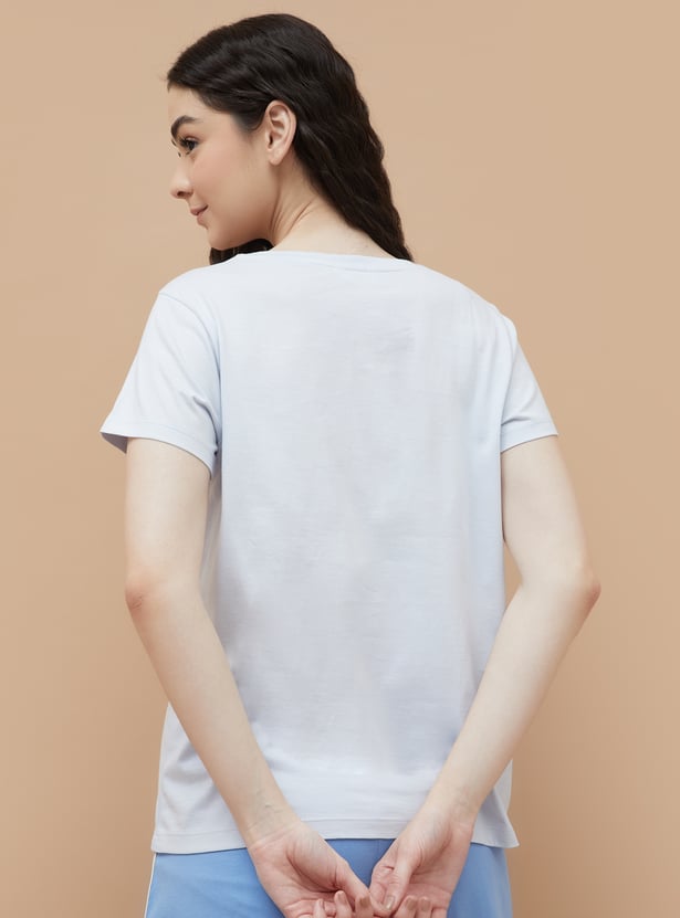 GINGER Printed Loungewear T-shirt