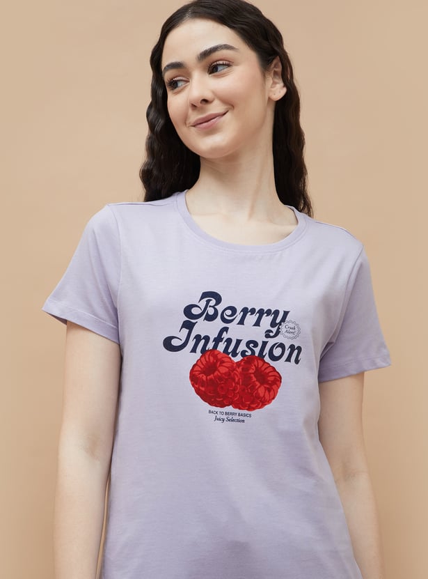 GINGER Printed Loungewear T-shirt
