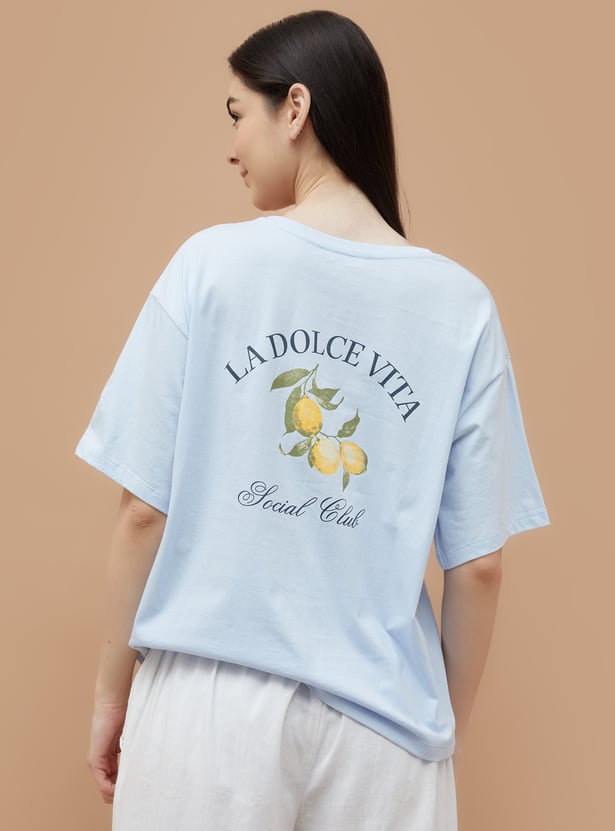 GINGER Back Print Lounge T-shirt