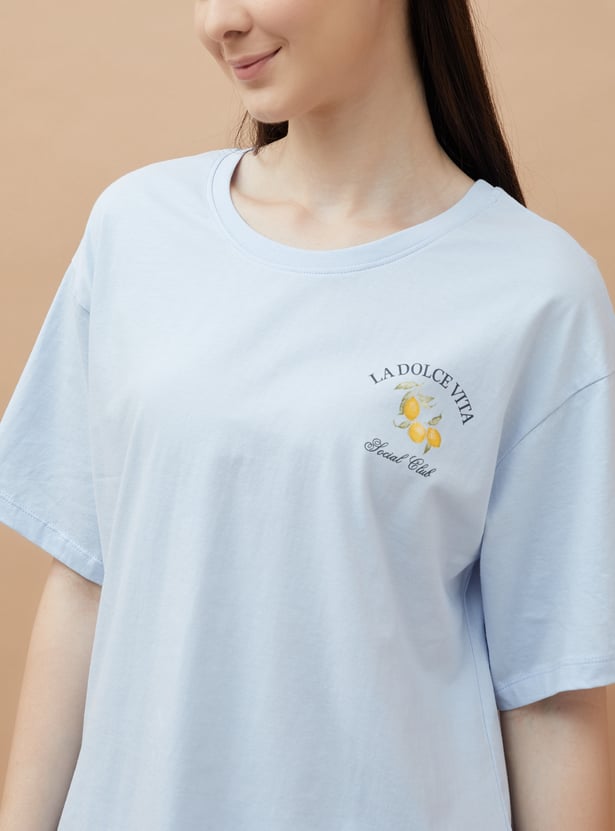 GINGER Back Print Lounge T-shirt