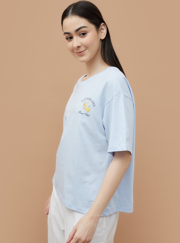GINGER Back Print Lounge T-shirt