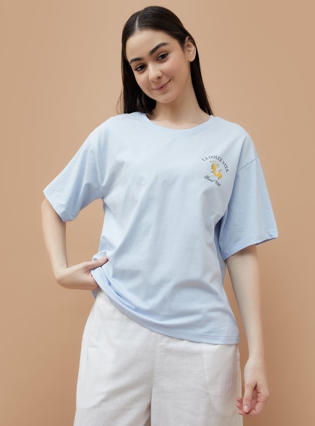 GINGER Back Print Lounge T-shirt