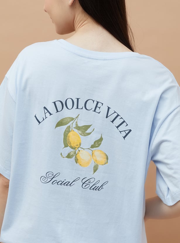 GINGER Back Print Lounge T-shirt
