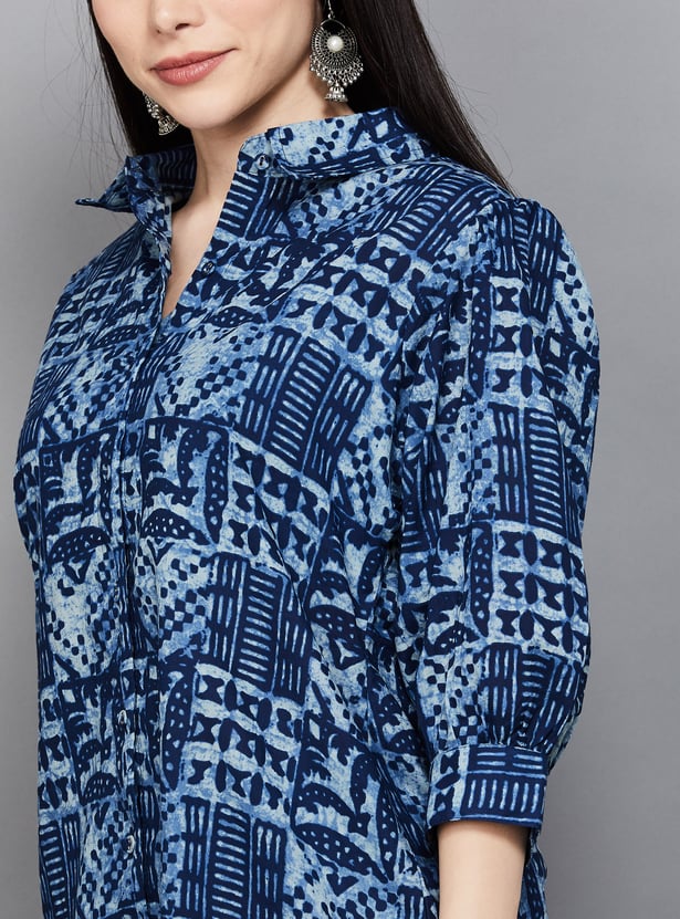 LIBAS Printed Relaxed Fit Co-ord Set