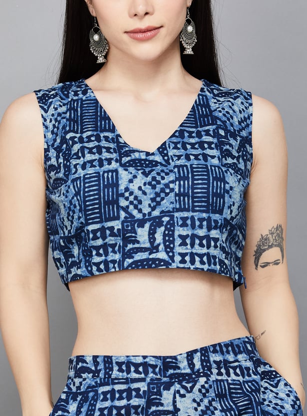 LIBAS Printed Relaxed Fit Co-ord Set