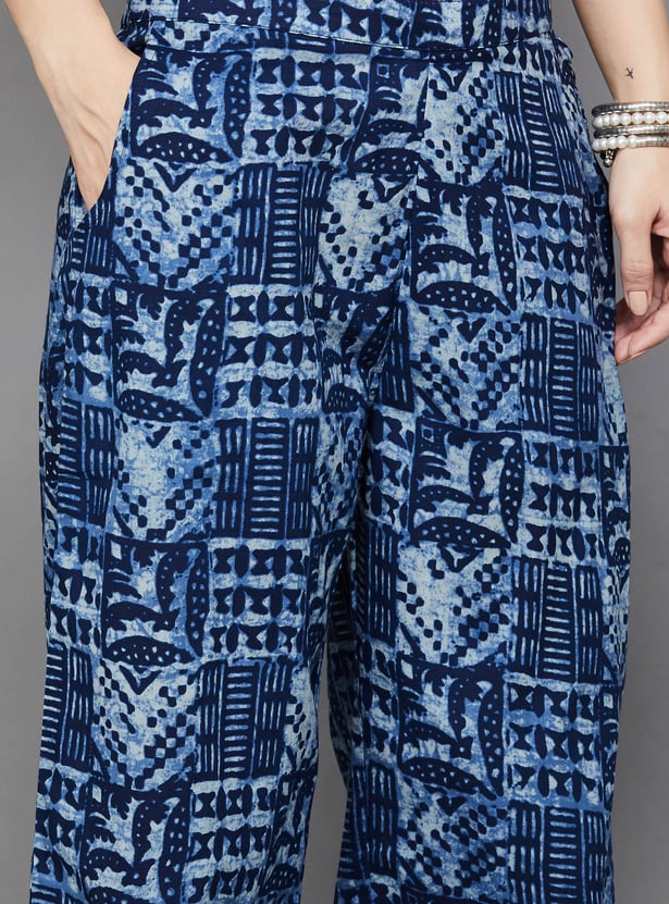 LIBAS Printed Relaxed Fit Co-ord Set