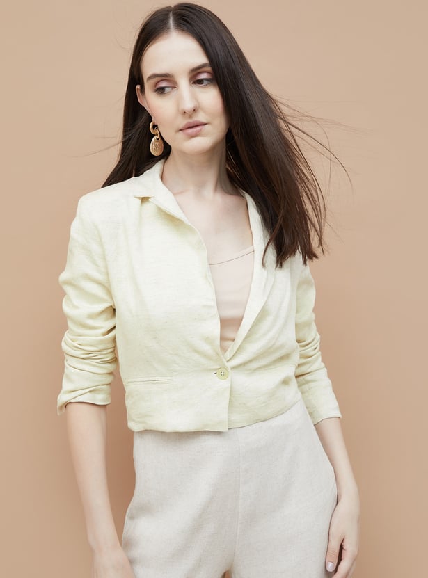 CODE Solid Crop Jacket