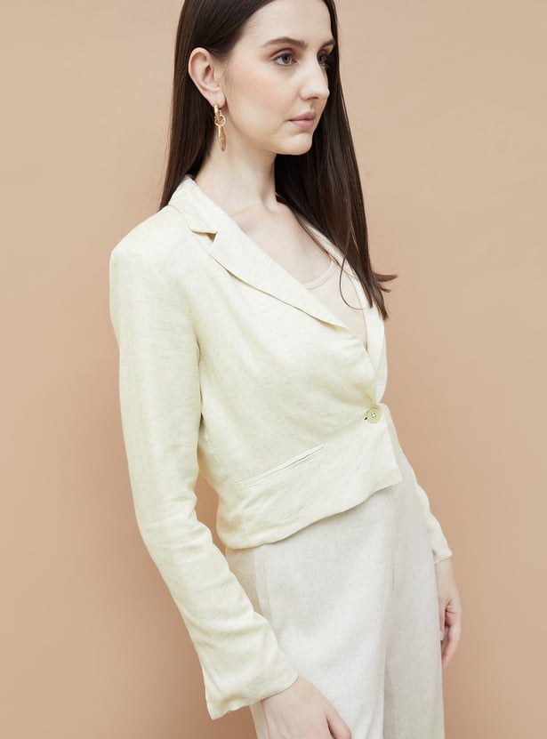 CODE Solid Crop Jacket