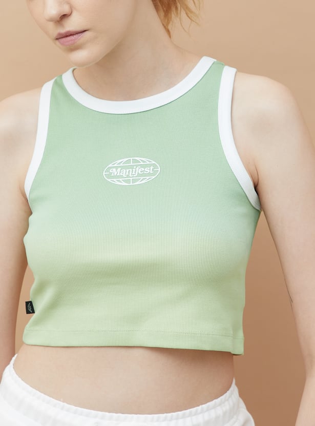 KAPPA Ombre Knit Active Crop T-shirt