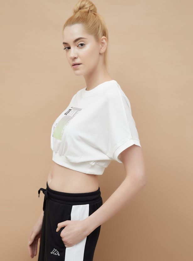 KAPPA Printed Crop T-shirt