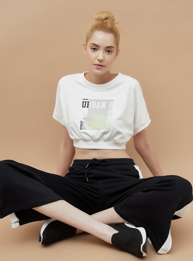KAPPA Printed Crop T-shirt