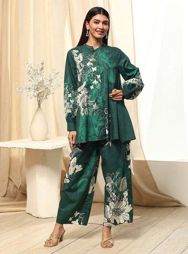 BIBA Floral Print Co-Ord Set