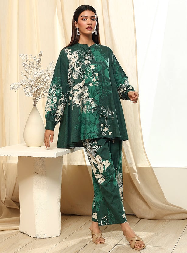 BIBA Floral Print Co-Ord Set