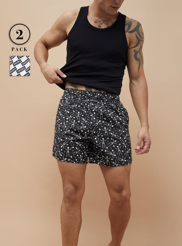 FAME FOREVER Printed Boxers - Pack of 2
