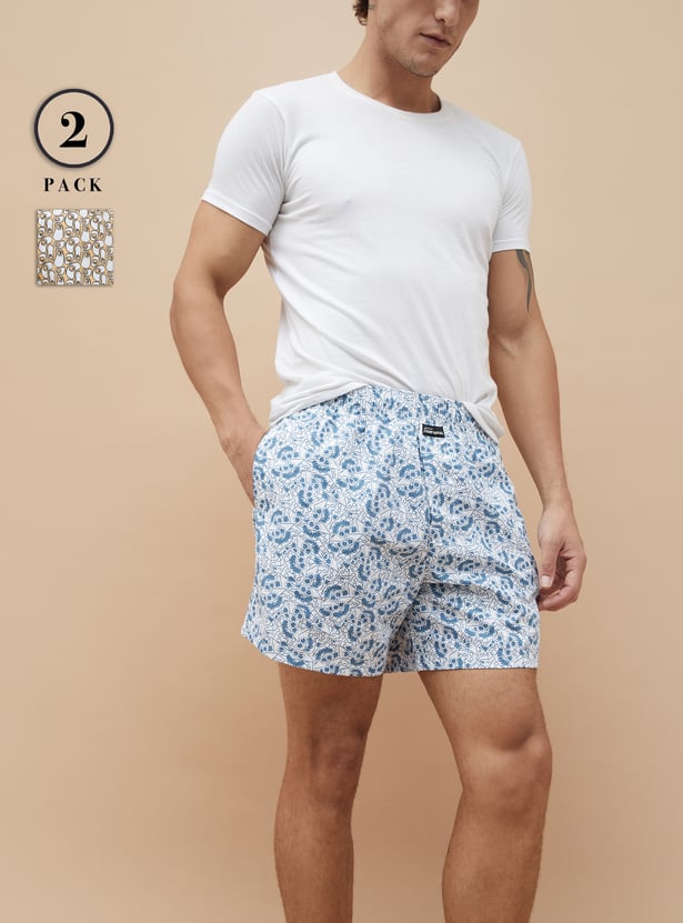FAME FOREVER Printed Boxers - Pack of 2