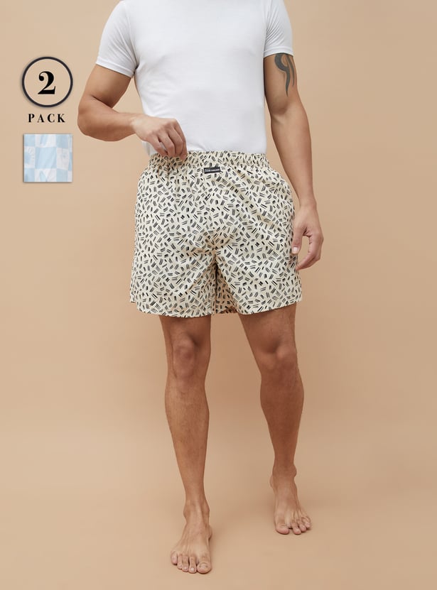 FAME FOREVER Printed Boxers - Pack of 2