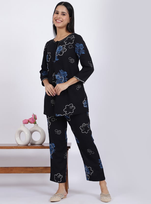 W Floral Print Co-Ord Set