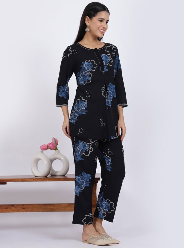 W Floral Print Co-Ord Set