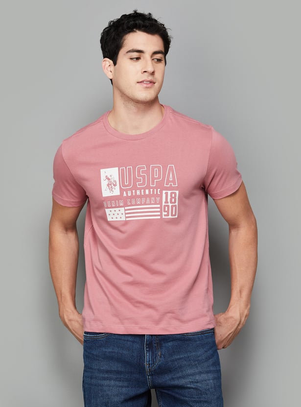U.S.Polo Assn. Men's Graphic Print T-Shirt (Sea Green) main image 1