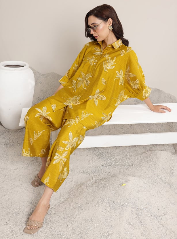 LIBAS Floral Print Co-Ord Set
