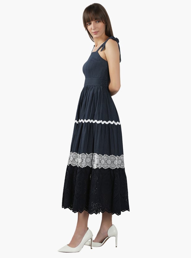 chinese dress ladies Vero moda  Vmsulle Ss Short Dress  campaign-outlet  White / Blue
