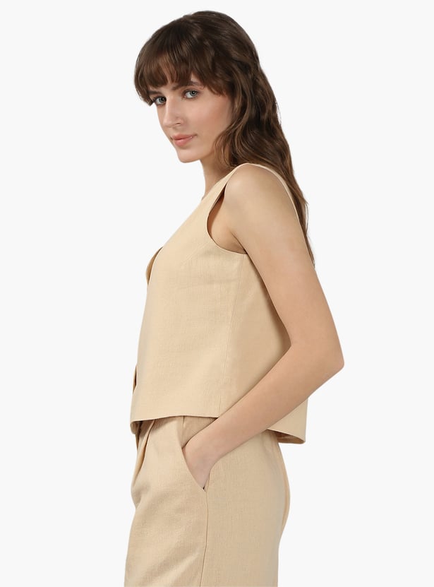 VERO MODA Solid Waistcoat