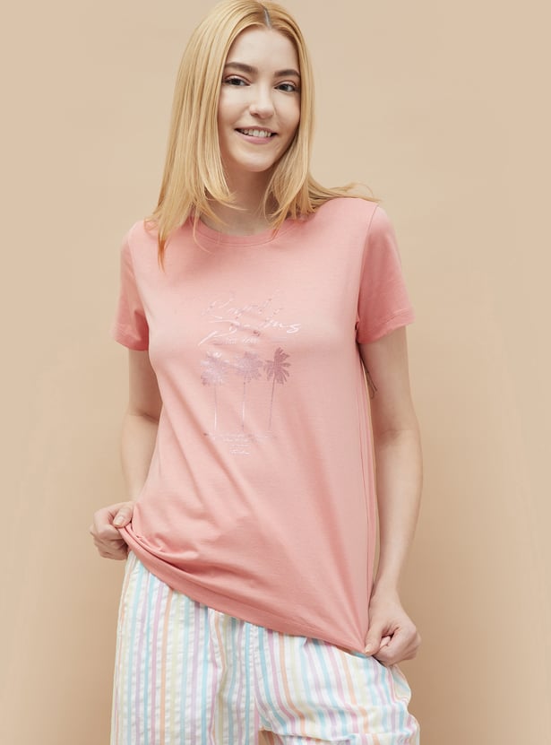 GINGER Printed Lounge T-shirt