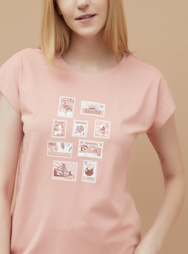 GINGER Printed Lounge T-shirt