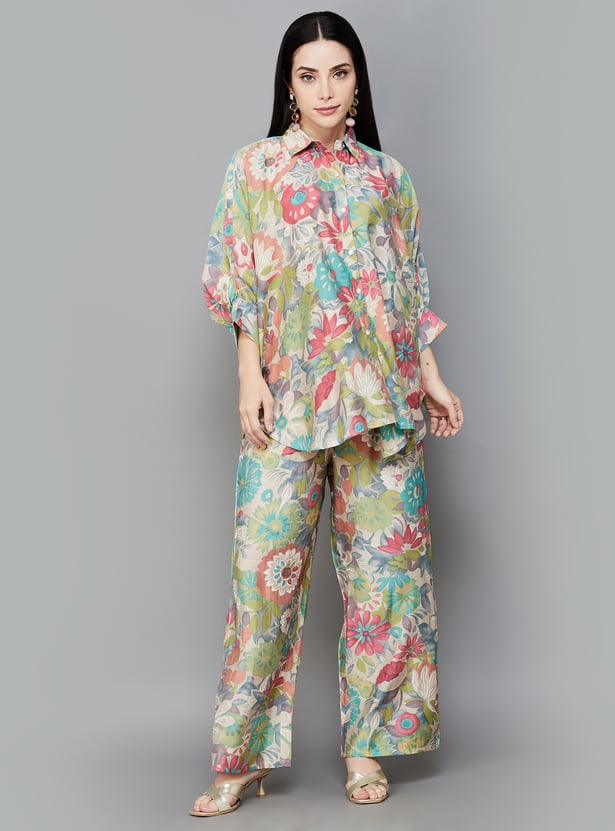 LIBAS Floral Print Co-Ord Set