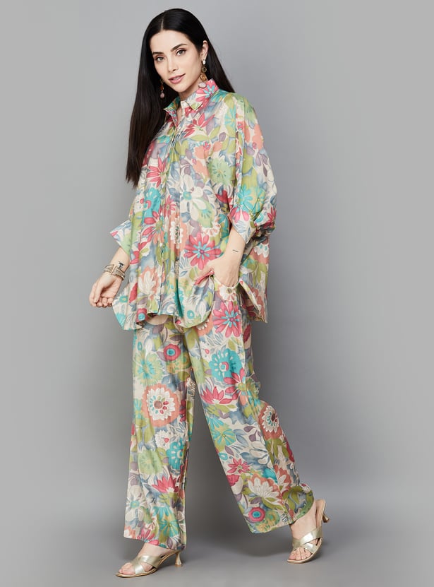LIBAS Floral Print Co-Ord Set
