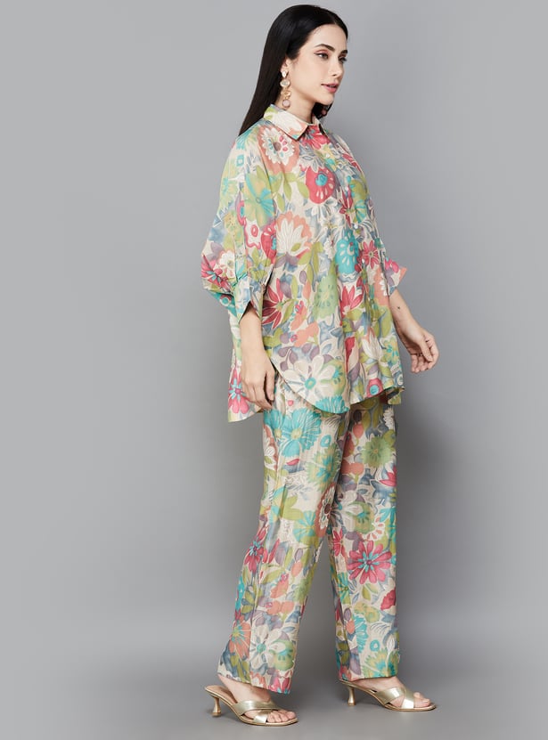 LIBAS Floral Print Co-Ord Set