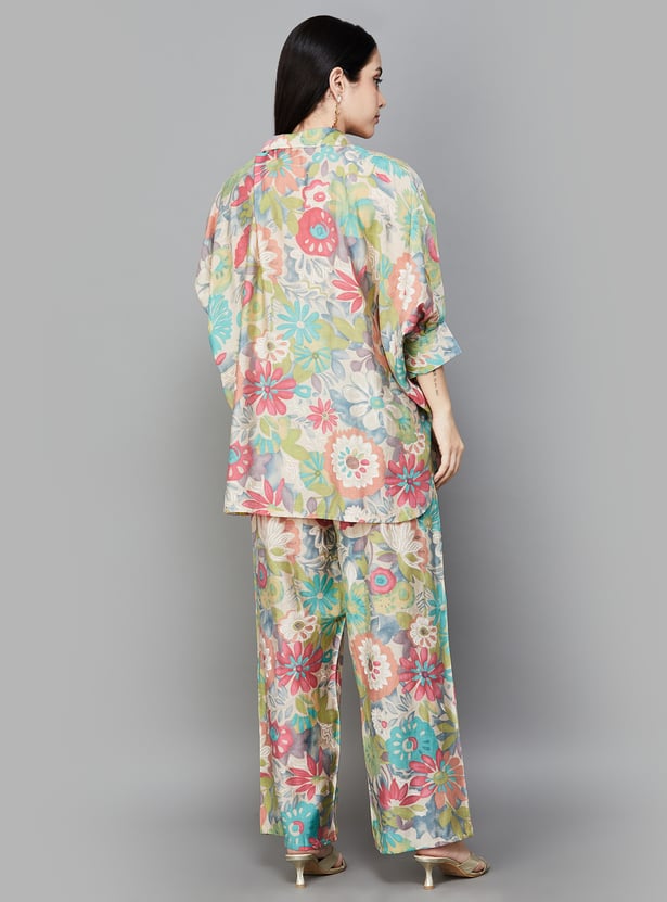 LIBAS Floral Print Co-Ord Set