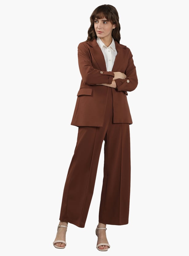 VERO MODA Solid Open Front Blazer